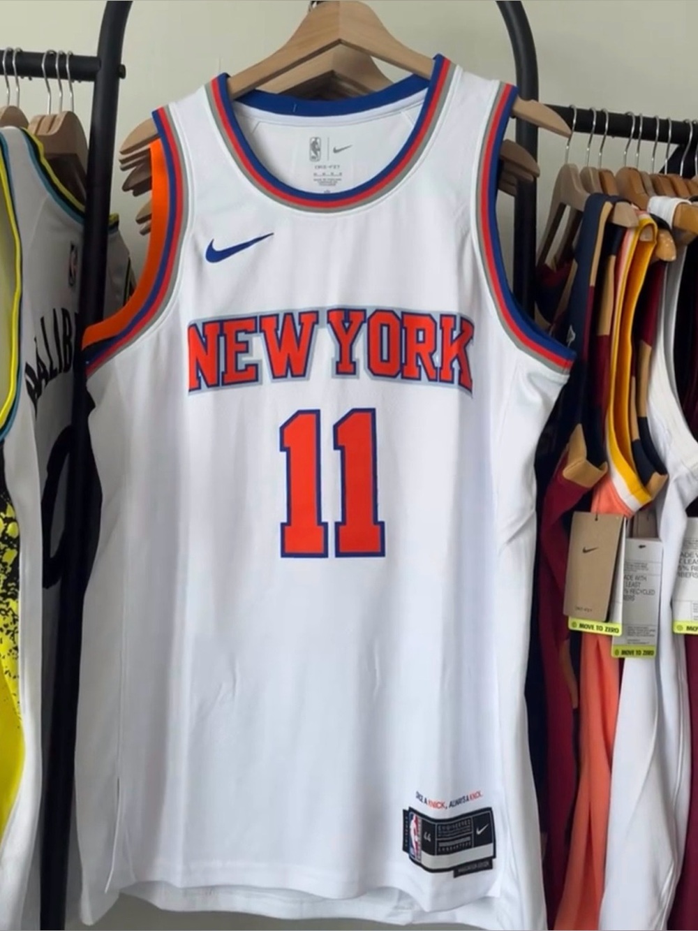 Jalen Brunson White Stitched Jersey